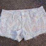 Black Orchid LasAngeles pink and white floral raw hem shorts size 27 Photo 0