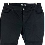 Lee  Jeans Womens Regular Fit Bootcut Mid Rise Black Wash Plus Size 20WP Pocket # Photo 2