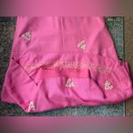 Vintage handmade 50/60s pink beaded cap sleeve formal maxi dress, size small Photo 15