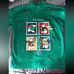 Holiday Time Vintage Green "Happy Holidays" sweatshirt Photo 3
