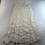 Vtg Y2K SURREALIST Sz 4 Maxi Skirt Foldover Waist Ruched Flared Cottage Boho Photo 9