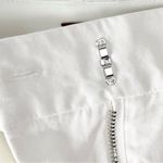 STAUD 100% Cotton White High Rise Pockets Cropped Pleated Wide Leg Pants Size 8 Photo 5