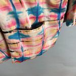 H&M  Kimono Robe Shibori Tie-Dye Reversible Open Front Women Size‎ 10 Reversible Photo 4