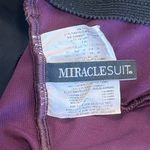 MiracleSuit Swimsuit Plum One Piece Faux Wrap 16 16DD Photo 4