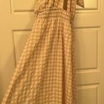 Mittoshop Gingham Tie Neck Maxi Dress Photo 1