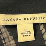 Banana Republic  Sleeveless Silk Blue Tye Dye Twist Strap Double V Neck Large Photo 4