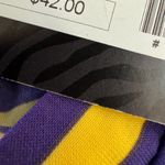 Peach Love California LSU purple and gold stripped shorts Photo 3