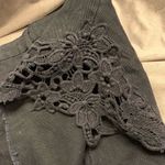 Forever 21  crochet side black denim shorts Photo 2