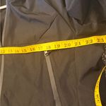 Avogue Rain coat women’s full zip hoodie long sleeved pockets Black Size M Photo 6