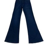 Joe’s Jeans Joes Womens Size 25 High Rise Flare Leg Jeans Denim Blue Dark Wash Pockets New Photo 0