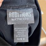 Chico's  | Black Sleeveless Mockneck Blouse Sz 4 Photo 4