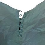 Joylynn 100% silk sleeveless cloth button front medium Green Photo 3