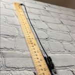 Wooden Bead Rope Surfboard Pendant Beachy Surfer Necklace Black Photo 7