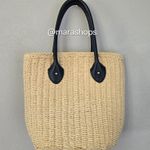 Brooks Brothers Straw Tote Bucket Bag Photo 1