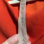 Bailey 44 Orange Skater Dress Mesh Cutout Womens SP Fit & Flare Mini Cap Sleeve Photo 2