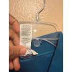 Vanity Fair  Vintage Teal Maxi Dress Womens 14 Long Sleeve Modest Prairie Pockets Photo 3