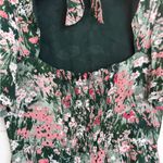 Reformation NEW  Alaina Dress Green Pink Floral Size 4 Photo 8