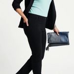 Betabrand - Straight-Leg Classic Dress Pant Yoga Pant Black Business Career Photo 0