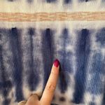 Anthropologie  Blue White Kato Tie Dye Short Sleeve Midi Dress Women size Medium Photo 10