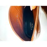 Gucci Brown Leather Kim Lace-Up Ankle Booties Women’s Size 38.5 High Heel Boots Photo 2