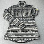 Nike Pro Warm 1/2 Zip Training Top Gray Black Dri-Fit Thumbholes Women's Medium Photo 0