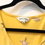 Pepaloves yellow beach theme sleeveless dress Small casual beachy flowy casual Photo 6