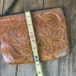 Patricia Nash  Embossed brown Leather wristlet Clutch Photo 3