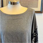 Eyeshadow  patchwork sleeve top Photo 2