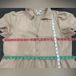 DKNY Beige Button-Up Midi Dress Size 12 Photo 2