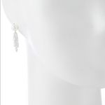 NWT Nadri Rhodium plated Freshwater Pearl earrings Photo 2