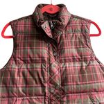 Eddie Bauer Vintage  Plaid Puffer Vest 100% Down Size Medium Photo 1