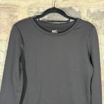 ClimateRight by Cuddl Duds Black Long Sleeve Top Thumb Hole Small Warm Winter Photo 1