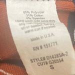 My Sassy Heart Orange and black striped midi dress with pockets / S / Excellent condition Photo 3