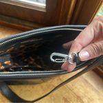 Brighton Black Leather Textured Shoulder Bag with Silver Hardware Photo 5