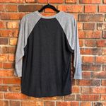 Stranger Things  womens raglan 3/4 sleeve t-shirt black/gray M Photo 1