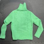 ALYSI Mohair blend Made in Italy Size Med‎ Turtle neck Sweater Green Photo 2