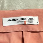 Amanda Uprichard Wrap Front Trousers Women's Plus 1X Salmon Pink Cropped RTR Photo 4