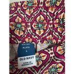 Old Navy Playa pink high waisted flowy textile shorts sz L women's beachy comfor Photo 4