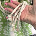 No Boundaries  Green and Cream Botanical Tote Bag Photo 3