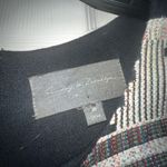 Sunday in Brooklyn  Black and Gray Geometric Shirt Boho Aztec Photo 3