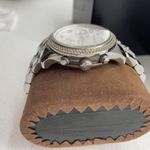 Michael Kors  Watch Women's Runway Chronograph SSWhite Crystal Silver Tone Dial Photo 8