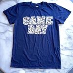 Game Day Leopard Print Navy Blue Graphic Tee Photo 5