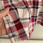 Soma  Pajama Dress Red White Plaid Long Sleeve Christmas Holiday Sleep Shirt Photo 3