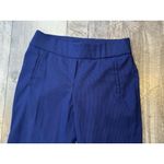 Apt. 9  Ankle Pull-On Pants Women's 8 Blue Black Geometric Pattern Polyester Photo 1