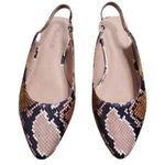 Madewell  Margo Slingback Snake Embossed Mule Size: 7 Photo 0