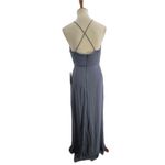 NEW Jenny Packham Silverstone Ruffle Wrap Chiffon Maxi Dress Womens Size 8 Photo 3