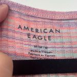 American Eagle  Outfitters‎ Pink Striped Thermal Knit Tank Dress Medium Photo 1