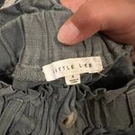 Anthropologie  Little Lies green linen pants 8 Photo 6