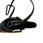 Perlina  BLACK PEBBLED LEATHER SHOULDER/OPTIONAL CLUTCH BAG Photo 7