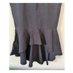 Lulus NWOT  How Much I Care Midnight Blue Off The Shoulder Midi Dress Size Small Photo 5